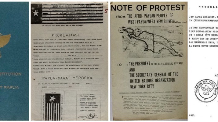 The proclamation of West Papua